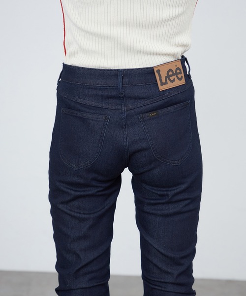 【セール】【暖】あったか裏起毛パンツ ストレッチデニム/ジェギンス すっきりスキニーパンツ（デニムパンツ）｜Lee（リー）