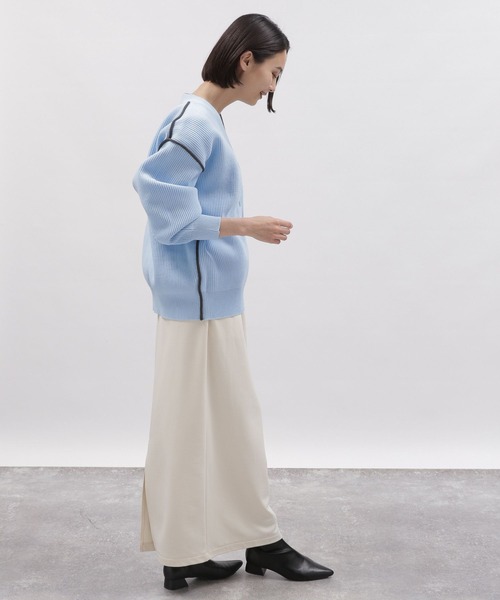 LAKOLE（ラコレ）の「7ゲージ配色カーディガン / 997321（カーディガン/ボレロ・レディース・ネイビー/ライトブルー/アイボリー/ピンク・SMALL/MEDIUM）」の11枚目の写真