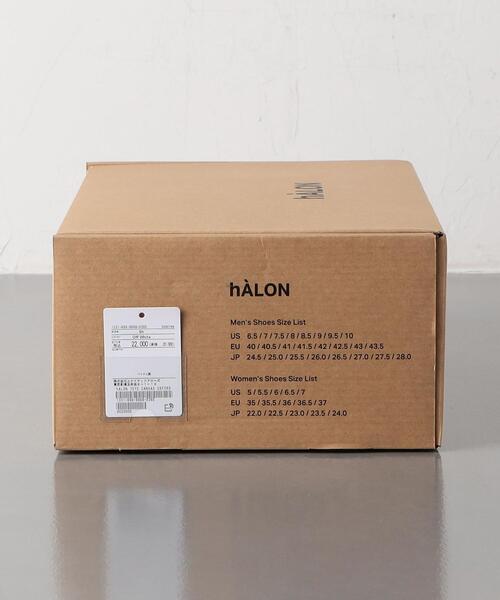 hALON(雑貨)（アーロン）の「＜hALON＞ キャンバス オックスフォード スニーカー（スニーカー・メンズ・オフホワイト・6h/9/8h/7/10/7h/8/9h）」の3枚目の写真