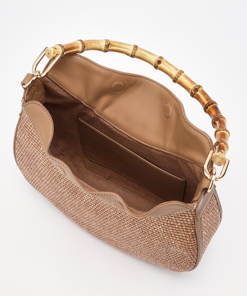 特別価格【美品】バンヤードストーム　 LE VELNIS ワンハンドル セール】LE VERNIS／ワンハンドルBAG（ハンドバッグ