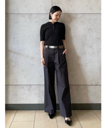 Mila Owen | 太ベルトルーズフィットチノパンツ(チノパンツ)