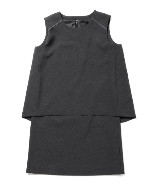 BEAMS LIGHTS Women's(ビームスライツ ウィメンズ)の「BEAMS LIGHTS / ノースリーブセットワンピース(ワンピース・レディース・チャコールグレー/ネイビー/ピンク・38/36)」の14枚目の写真