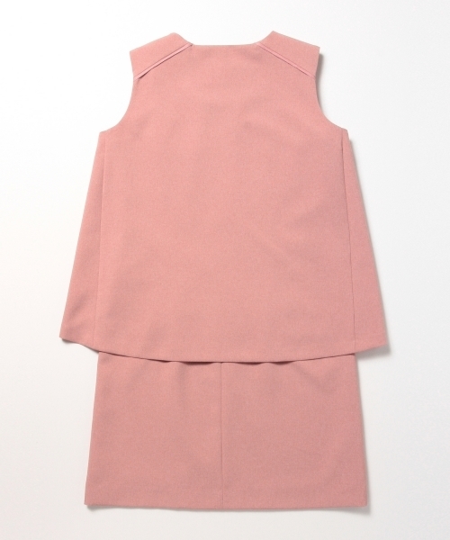 BEAMS LIGHTS Women's(ビームスライツ ウィメンズ)の「BEAMS LIGHTS / ノースリーブセットワンピース(ワンピース・レディース・チャコールグレー/ネイビー/ピンク・38/36)」の15枚目の写真