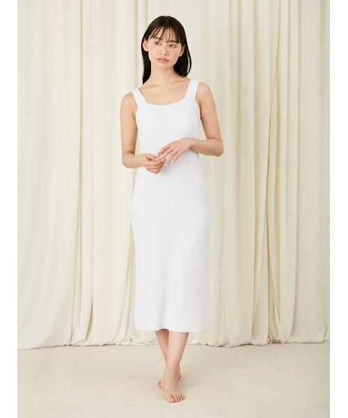 snidelhome ショートカーディガン×ワンピースSET(GRY-F) SNIDEL HOME（スナイデルホーム）の「ショートカーディガン