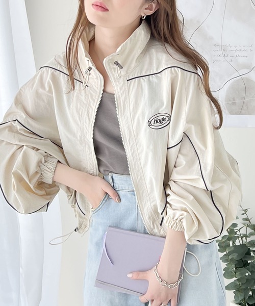 Java（ジャバ）の「《Javaジャバコラボ》甘カジュアルを格上げ。配色パイピングナイロンジャケット（ナイロンジャケット・レディース・ライトグレー/アイボリー/ブラック・X-LARGE/LARGE/MEDIUM/SMALL）」の17枚目の写真