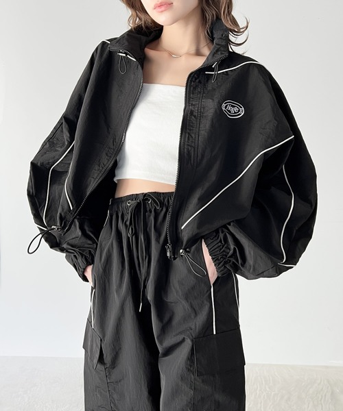 セール】《Javaジャバコラボ》甘カジュアルを格上げ。配色パイピング