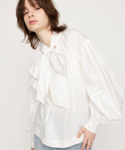 SLY（スライ）の「2WAY VOLUME SLEEVE BL ツーウェイ ボリューム