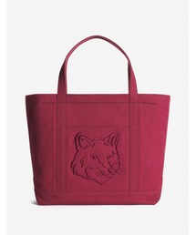 Maison Kitsune(]Lcl)FOX HEAD LARGE TOTE(g[gobO)