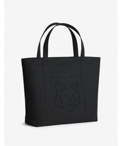 MAISON KITSUNE メゾンキツネ　フォックスヘッド ラージ トート FOX HEAD LARGE TOTE（トートバッグ）｜Maison Kitsune（メゾン
