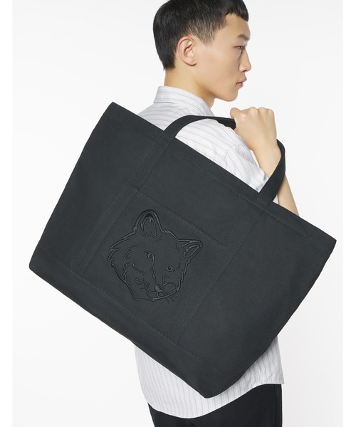 メゾンキツネ　トートバッグ MAISON KITSUNE Maison Kitsune メゾン キツネ フォックス
