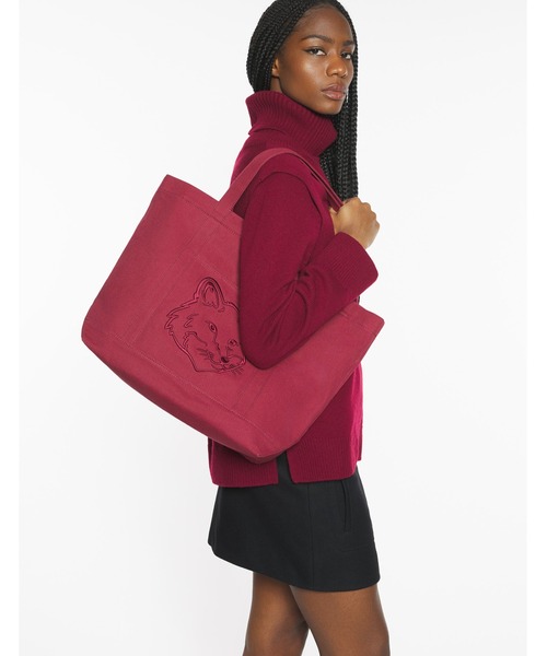 FOX HEAD LARGE TOTE（トートバッグ）｜Maison Kitsune（メゾン