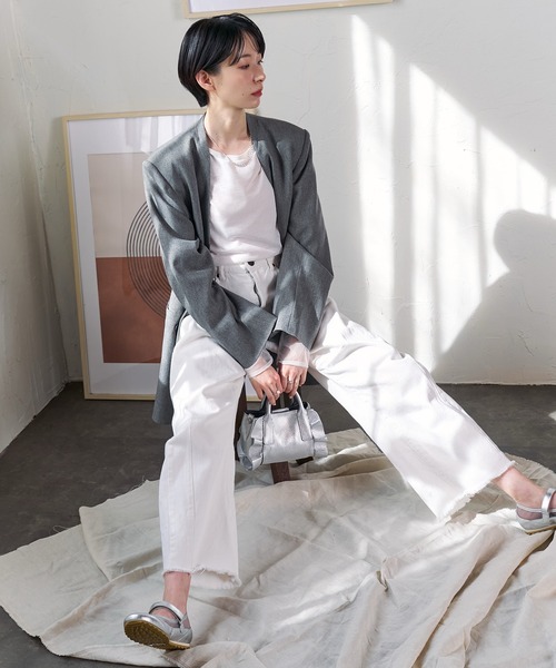 RIPANI】メタリックレザーフリルデザインミニバッグ(Q46518