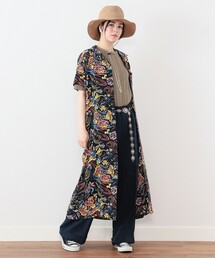 希少 美品 BEAMS BOY別注 サンサーフ アロハシャツロングワンピース 希少！極美品！BEAMS BOY別注 サンサーフ アロハシャツロング