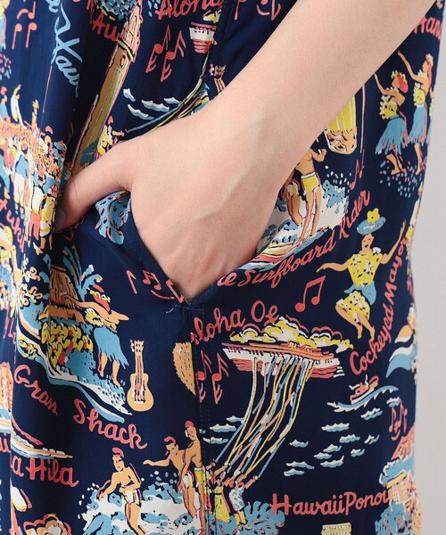 BEAMS BOY(ビームスボーイ)の「SUN SURF × BEAMS BOY / 別注 シャツ ワンピース(シャツワンピース・レディース・ネイビー/ブラック・FREE)」の15枚目の写真