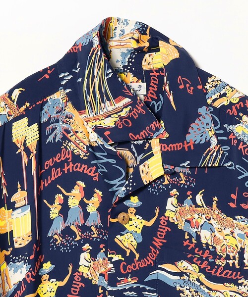 BEAMS BOY(ビームスボーイ)の「SUN SURF × BEAMS BOY / 別注 シャツ ワンピース(シャツワンピース・レディース・ネイビー/ブラック・FREE)」の21枚目の写真