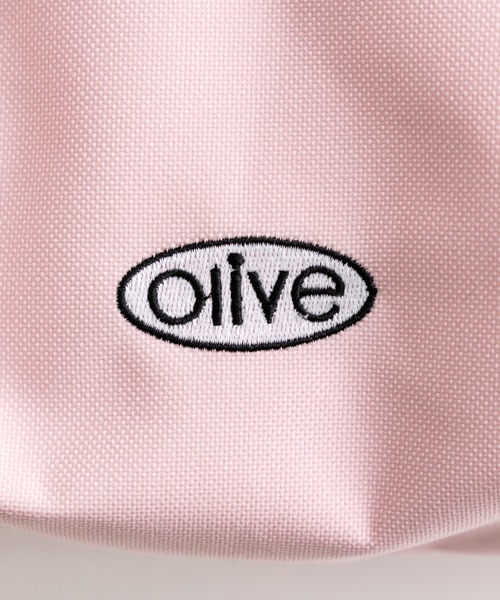 OLIVE des OLIVE（オリーブデオリーブ）の「刺繍入りミニドラムバッグ　1041120080（ボストンバッグ・レディース・アイボリー/ピンク/ブラック・FREE）」の9枚目の写真