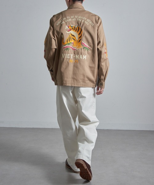 セール】【HOUSTON】51350 VIETNAM JACKET (TIGER)（その他アウター