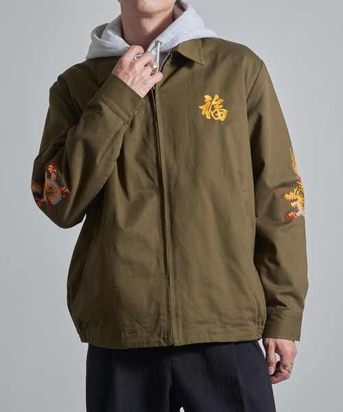 HOUSTON（ヒューストン）の「【HOUSTON】51350 VIETNAM JACKET (TIGER)（その他アウター・メンズ・ホワイト/ブラック/オリーブ/カーキ・M/XL/L）」の8枚目の写真