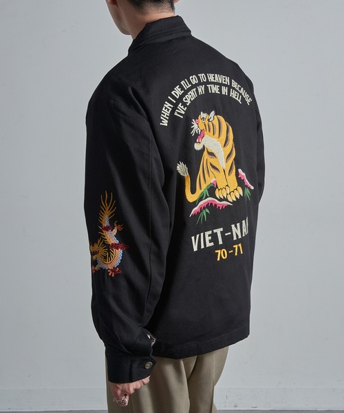 セール】【HOUSTON】51350 VIETNAM JACKET (TIGER)（その他アウター