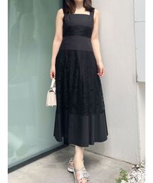 MERCURYDUO | パネルレースバックシャンワンピース(ワンピース)