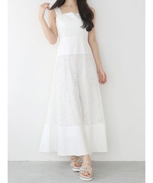MERCURYDUO | パネルレースバックシャンワンピース(ワンピース)