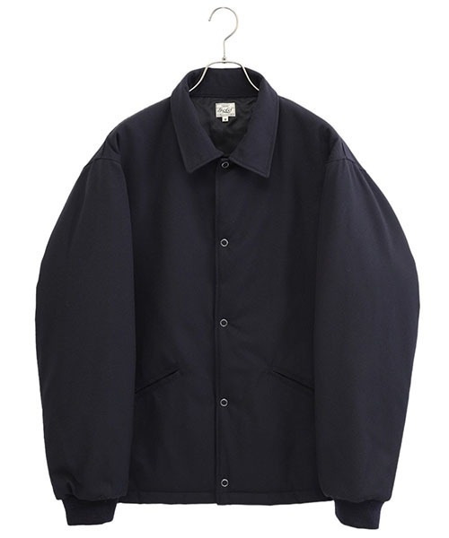 GOLD（ゴールド）の「東洋エンタープライズ GOLD / ゴールド：WOOL GABARDINE PADDING COACH JACKET：23B-GL15367[MUS]（ブルゾン・メンズ・ネイビー/ブラウン・S/M/L）」の13枚目の写真