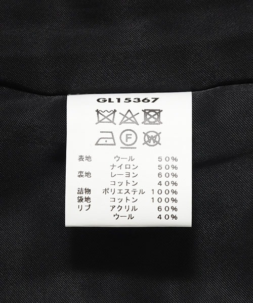 GOLD（ゴールド）の「東洋エンタープライズ GOLD / ゴールド：WOOL GABARDINE PADDING COACH JACKET：23B-GL15367[MUS]（ブルゾン・メンズ・ネイビー/ブラウン・S/M/L）」の7枚目の写真