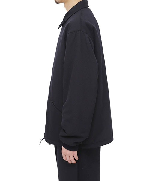 GOLD（ゴールド）の「東洋エンタープライズ GOLD / ゴールド：WOOL GABARDINE PADDING COACH JACKET：23B-GL15367[MUS]（ブルゾン・メンズ・ネイビー/ブラウン・S/M/L）」の5枚目の写真