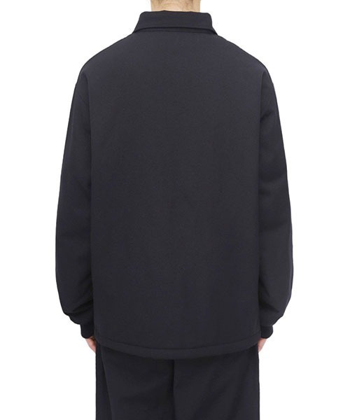 GOLD（ゴールド）の「東洋エンタープライズ GOLD / ゴールド：WOOL GABARDINE PADDING COACH JACKET：23B-GL15367[MUS]（ブルゾン・メンズ・ネイビー/ブラウン・S/M/L）」の4枚目の写真