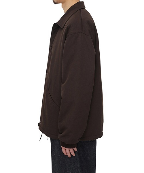 GOLD（ゴールド）の「東洋エンタープライズ GOLD / ゴールド：WOOL GABARDINE PADDING COACH JACKET：23B-GL15367[MUS]（ブルゾン・メンズ・ネイビー/ブラウン・S/M/L）」の18枚目の写真