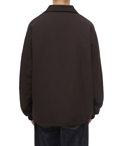 GOLD（ゴールド）の「東洋エンタープライズ GOLD / ゴールド：WOOL GABARDINE PADDING COACH JACKET：23B-GL15367[MUS]（ブルゾン・メンズ・ネイビー/ブラウン・S/M/L）」の19枚目の写真
