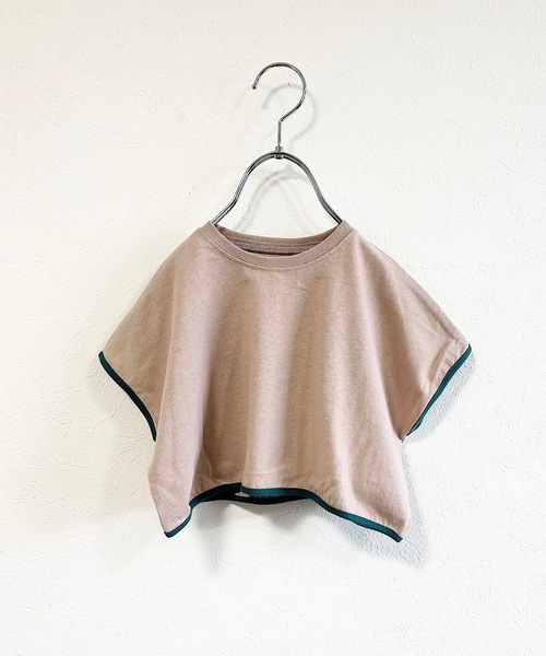 Life Support Products(ライフサポートプロダクツ)の「ムジショート丈Tシャツ(90~150cm)(Tシャツ/カットソー・キッズ・モカ/チャコール/ラベンダー/ホワイト系その他/オフホワイト/ブルー・90/100/110/120/130/140/150)」の4枚目の写真
