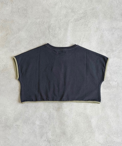 Life Support Products(ライフサポートプロダクツ)の「ムジショート丈Tシャツ(90~150cm)(Tシャツ/カットソー・キッズ・モカ/チャコール/ラベンダー/ホワイト系その他/オフホワイト/ブルー・90/100/110/120/130/140/150)」の13枚目の写真