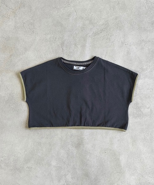 Life Support Products(ライフサポートプロダクツ)の「ムジショート丈Tシャツ(90~150cm)(Tシャツ/カットソー・キッズ・モカ/チャコール/ラベンダー/ホワイト系その他/オフホワイト/ブルー・90/100/110/120/130/140/150)」の14枚目の写真
