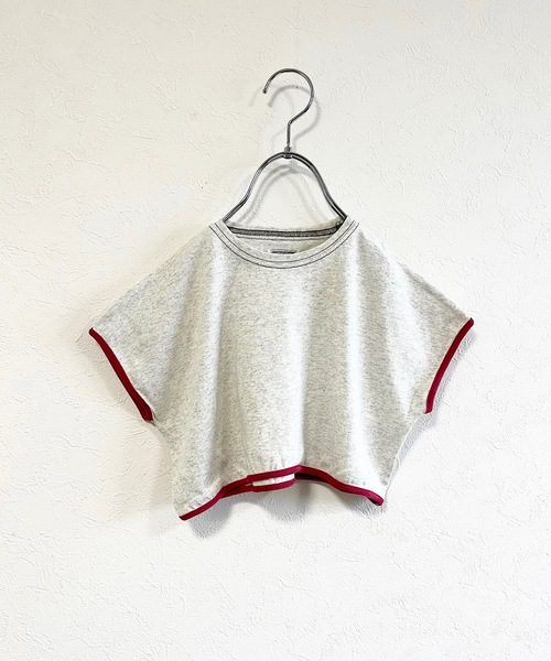 Life Support Products(ライフサポートプロダクツ)の「ムジショート丈Tシャツ(90~150cm)(Tシャツ/カットソー・キッズ・モカ/チャコール/ラベンダー/ホワイト系その他/オフホワイト/ブルー・90/100/110/120/130/140/150)」の7枚目の写真