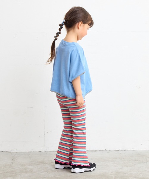 Life Support Products(ライフサポートプロダクツ)の「ムジショート丈Tシャツ(90~150cm)(Tシャツ/カットソー・キッズ・モカ/チャコール/ラベンダー/ホワイト系その他/オフホワイト/ブルー・90/100/110/120/130/140/150)」の21枚目の写真