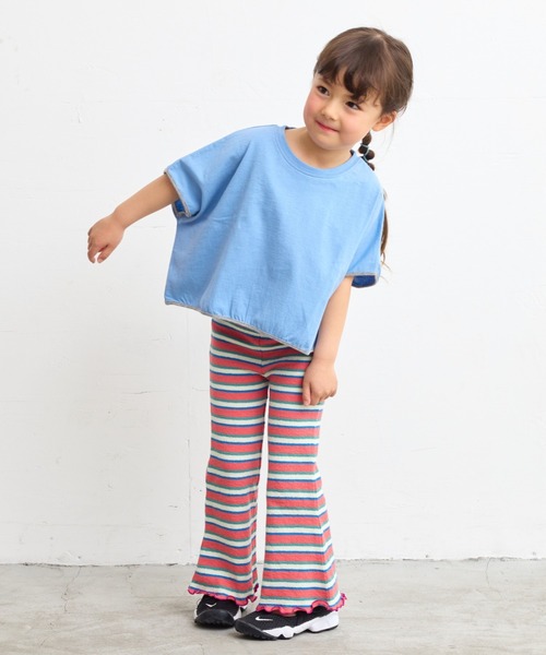 Life Support Products(ライフサポートプロダクツ)の「ムジショート丈Tシャツ(90~150cm)(Tシャツ/カットソー・キッズ・モカ/チャコール/ラベンダー/ホワイト系その他/オフホワイト/ブルー・90/100/110/120/130/140/150)」の20枚目の写真