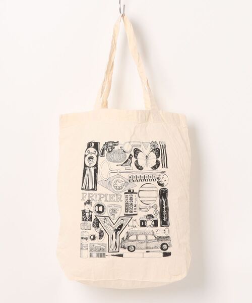 BEARDSLEY（ビアズリー）の「FPブロカントエコバッグ（エコバッグ/サブバッグ・レディース・アイボリー・FREE）」の13枚目の写真