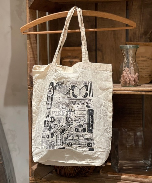 BEARDSLEY（ビアズリー）の「FPブロカントエコバッグ（エコバッグ/サブバッグ・レディース・アイボリー・FREE）」の6枚目の写真