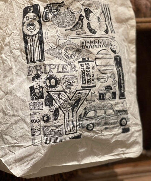 BEARDSLEY（ビアズリー）の「FPブロカントエコバッグ（エコバッグ/サブバッグ・レディース・アイボリー・FREE）」の8枚目の写真