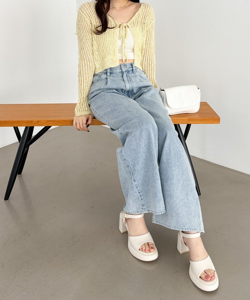 Heather(ヘザー)の「ストームヒールサンダル 105318(サンダル・レディース・アイボリー/ブラック・M/L/S)」の21枚目の写真