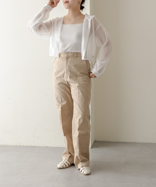 ear PAPILLONNER(イアパピヨネ)の「《日よけ・冷房対策》シアーパーカー【SUM1 STYLE】(パーカー・レディース・ブラック/ホワイト・FREE)」の21枚目の写真