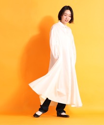 kacaフレアーシャツワンピース