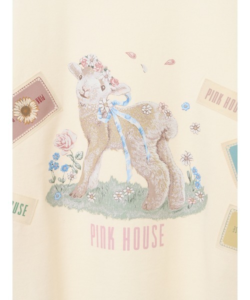 PINK HOUSE（ピンクハウス）の「ひつじプリントカットソー（Tシャツ