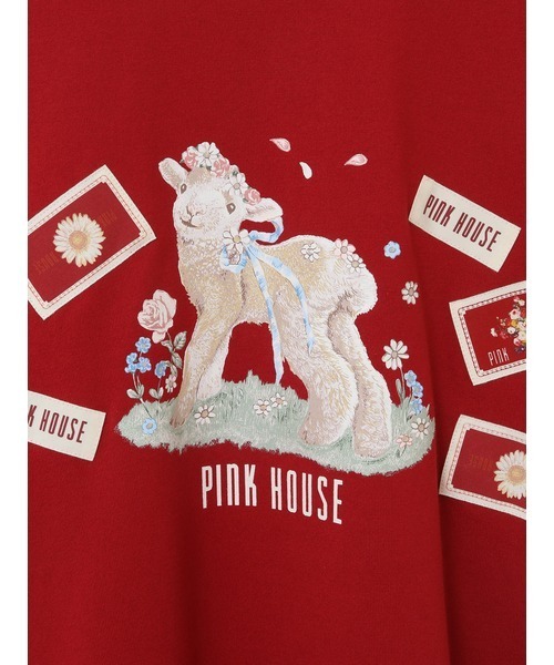 PINK HOUSE（ピンクハウス）の「ひつじプリントカットソー（Tシャツ