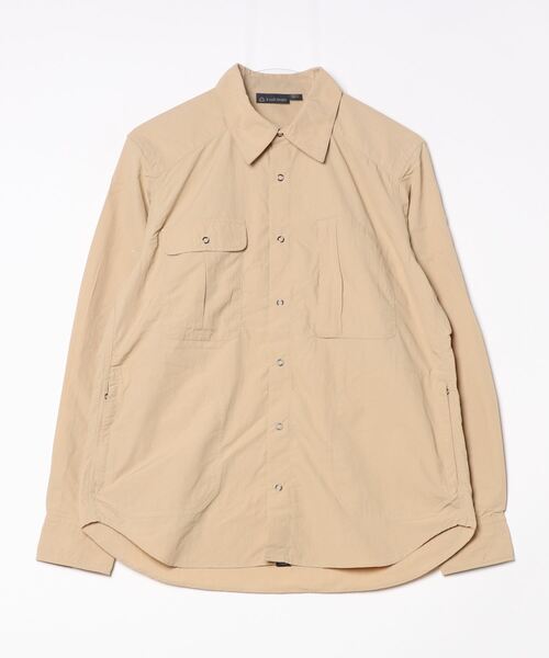 TRAIL BUM(トレイルバム)の「NITTY GRITTY SHIRTS / ニッティ グリッティ シャツ(シャツ/ブラウス・メンズ・グリーン系その他/スカイブルー/カーキ/サンドベージュ/グレイッシュブルー/ブラウン系その他・LARGE/MEDIUM/SMALL)」の10枚目の写真
