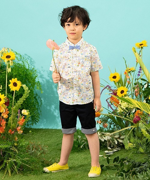 sense of wonder(センスオブワンダー)の「ハーフパンツ【日本製】(チノパンツ・キッズ・ネイビー・100cm/110cm/130cm/120cm/80cm/90cm)」の10枚目の写真