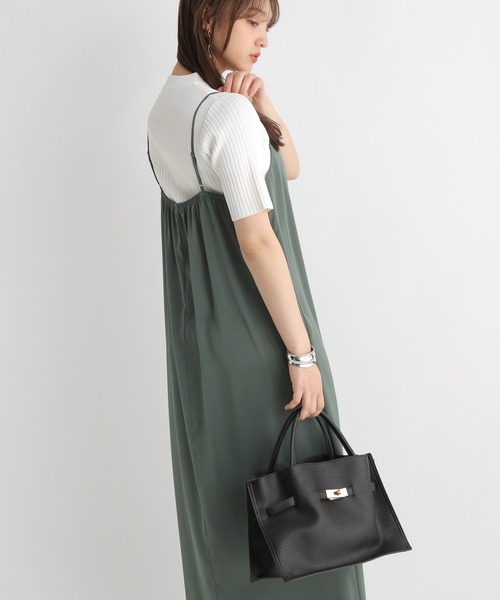 Andemiu(アンデミュウ)の「【イエローZOZO限定】キャミワンピース119387(ワンピース・レディース・グリーン/カーキ/ブラック/イエロー/ベージュ・FREE)」の9枚目の写真
