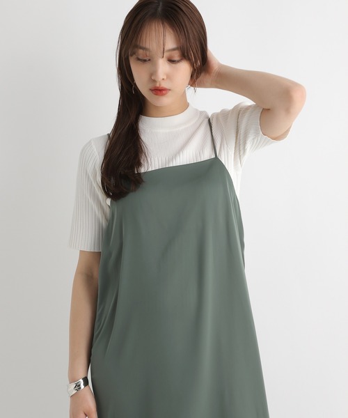 Andemiu(アンデミュウ)の「【イエローZOZO限定】キャミワンピース119387(ワンピース・レディース・グリーン/カーキ/ブラック/イエロー/ベージュ・FREE)」の12枚目の写真