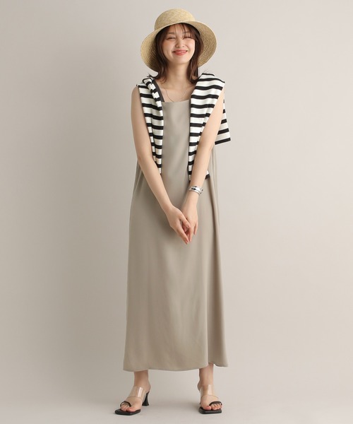 Andemiu(アンデミュウ)の「【イエローZOZO限定】キャミワンピース119387(ワンピース・レディース・グリーン/カーキ/ブラック/イエロー/ベージュ・FREE)」の18枚目の写真